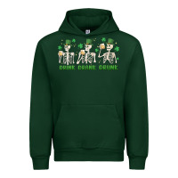 Foreset Green drink drank drunk st. patricks day skeletons Urban Hoodie - MaliasSmallBusiness