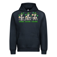 Navy drink drank drunk st. patricks day skeletons Urban Hoodie - MaliasSmallBusiness