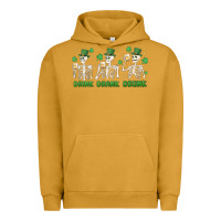 Pigment Peanut Butter drink drank drunk st. patricks day skeletons Urban Hoodie - MaliasSmallBusiness