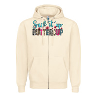Sandshell suck it up buttercup Zipper Hoodie - Zillion Design Studio