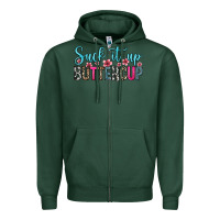 Sports Green suck it up buttercup Zipper Hoodie - Zillion Design Studio