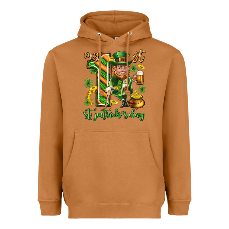 My 1 St St. Patricks Day Heavyweight Hoodie by Neo Western | Teevron