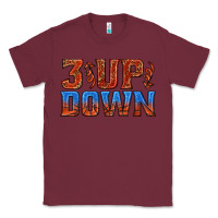 Burgundy 3 up 3 down basketball Classic Tee - texasbilliewilder