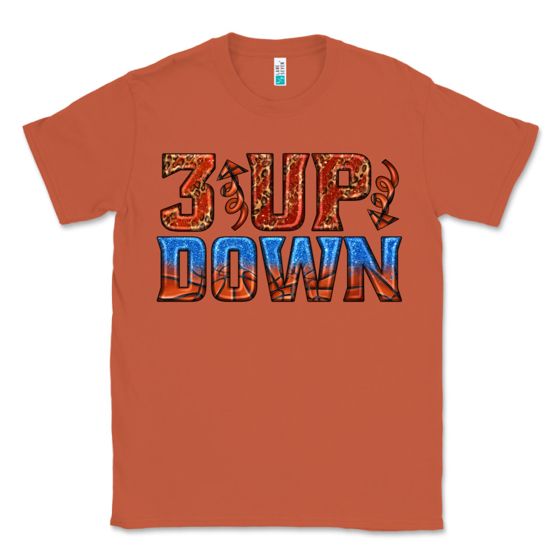 3 Up 3 Down Basketball Classic Tee by texasbilliewilder | Teevron