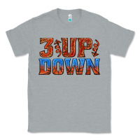Heather Grey 3 up 3 down basketball Classic Tee - texasbilliewilder
