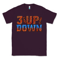 Plum 3 up 3 down basketball Classic Tee - texasbilliewilder