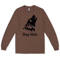 Chestnut stay wild Long Sleeve Tee - Unal Design