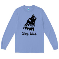 Colony Blue stay wild Long Sleeve Tee - Unal Design