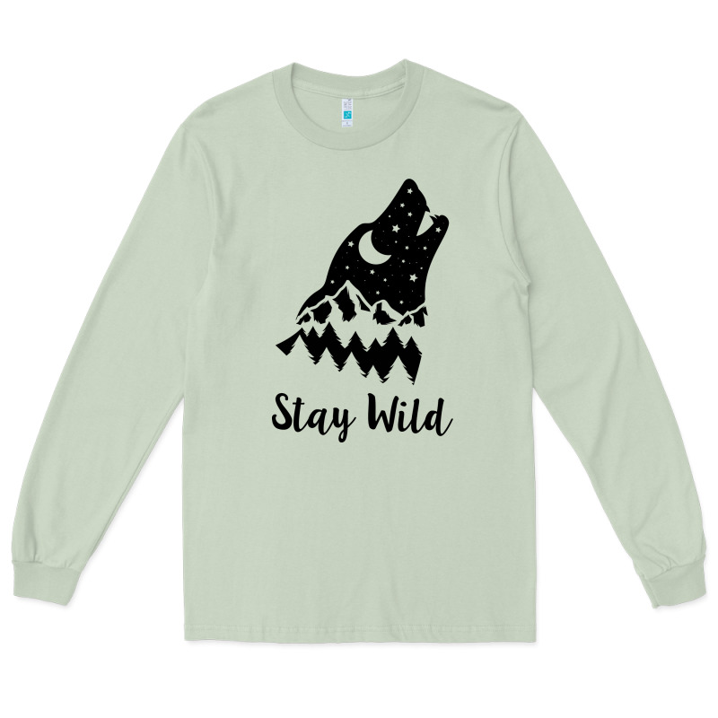 Stay Wild Long Sleeve Tee by Unal Design | Teevron