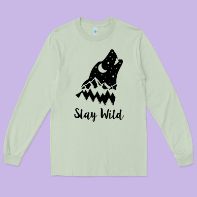 Long Sleeve Tee stay wild