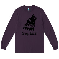 Plum stay wild Long Sleeve Tee - Unal Design