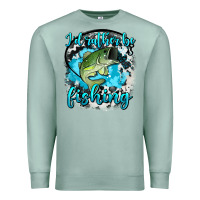 Seafoam i d rather be fishing Premium Sweatshirt - AdoDesignShop