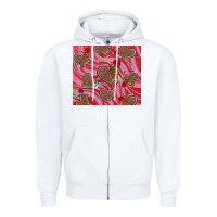 White valentine's day hearts bow and arrow Zipper Hoodie - RanaPortraitStore