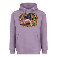 Lavender halloween pig Heavyweight Hoodie - CowhideDigitalArt