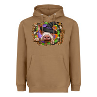 Toasted Coconut halloween pig Heavyweight Hoodie - CowhideDigitalArt