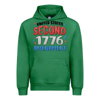 Emerald united states second 1776 amendment Urban Hoodie - MaliasSmallBusiness