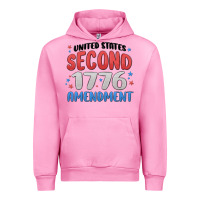 Fuchsia Pink united states second 1776 amendment Urban Hoodie - MaliasSmallBusiness