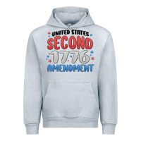 Heather Grey united states second 1776 amendment Urban Hoodie - MaliasSmallBusiness