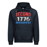 Navy united states second 1776 amendment Urban Hoodie - MaliasSmallBusiness
