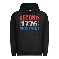 Pigment Black united states second 1776 amendment Urban Hoodie - MaliasSmallBusiness