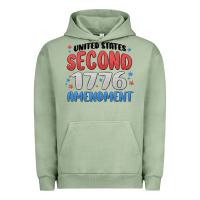 Pigment Oil Green united states second 1776 amendment Urban Hoodie - MaliasSmallBusiness