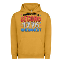 Pigment Peanut Butter united states second 1776 amendment Urban Hoodie - MaliasSmallBusiness