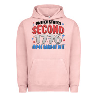 Pigment Salmon united states second 1776 amendment Urban Hoodie - MaliasSmallBusiness