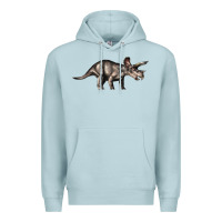 Blue Mist Triceratops Horridus Premium Hoodie - LillyAllenDesigns