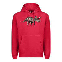 Cardinal Triceratops Horridus Premium Hoodie - LillyAllenDesigns