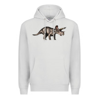 Dove Grey Triceratops Horridus Premium Hoodie - LillyAllenDesigns