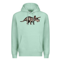 Seafoam Triceratops Horridus Premium Hoodie - LillyAllenDesigns