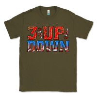 Army Green 3 up 3 down football Classic Tee - texasbilliewilder