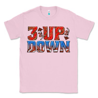 Bubblegum Pink 3 up 3 down football Classic Tee - texasbilliewilder