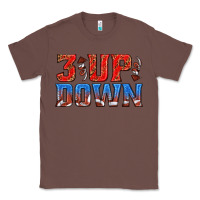 Chestnut 3 up 3 down football Classic Tee - texasbilliewilder