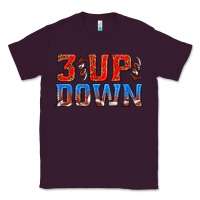 Plum 3 up 3 down football Classic Tee - texasbilliewilder