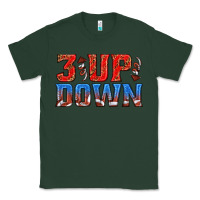 Sports Green 3 up 3 down football Classic Tee - texasbilliewilder