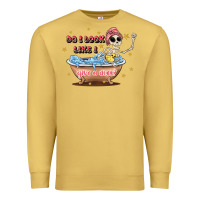 Antique Gold do i look like i give a duck Premium Sweatshirt - JahusDesignShop