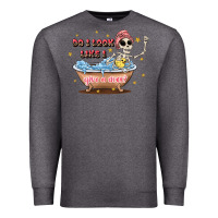 Charcoal Heather do i look like i give a duck Premium Sweatshirt - JahusDesignShop