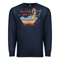 Navy do i look like i give a duck Premium Sweatshirt - JahusDesignShop