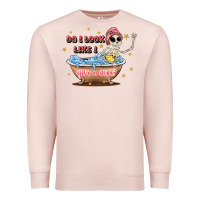 Pale Pink do i look like i give a duck Premium Sweatshirt - JahusDesignShop