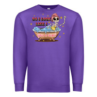 Purple do i look like i give a duck Premium Sweatshirt - JahusDesignShop