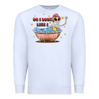 White do i look like i give a duck Premium Sweatshirt - JahusDesignShop