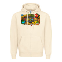 Sandshell teacher Zipper Hoodie - texasbilliewilder