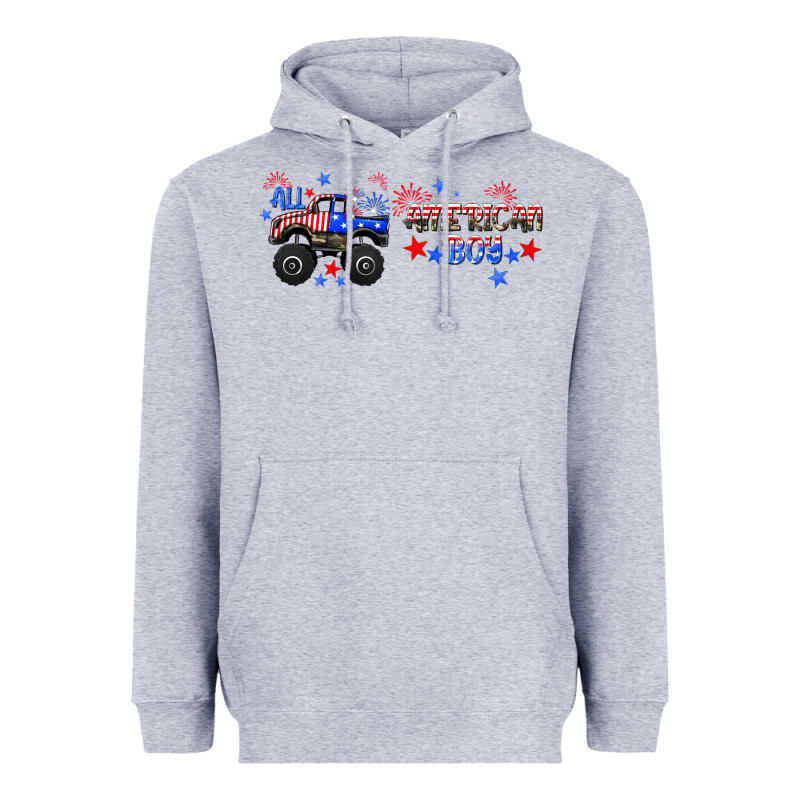 All American Boy Libbey Glass Heavyweight Hoodie by HRA Design Shop | Teevron