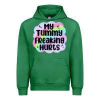 Emerald my tummy freaking hurts Urban Hoodie - MaliasSmallBusiness