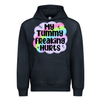 Navy my tummy freaking hurts Urban Hoodie - MaliasSmallBusiness