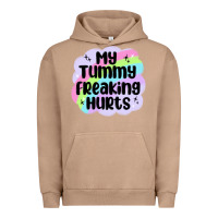 Pigment Burro my tummy freaking hurts Urban Hoodie - MaliasSmallBusiness