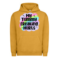 Pigment Peanut Butter my tummy freaking hurts Urban Hoodie - MaliasSmallBusiness