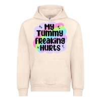 Sandshell my tummy freaking hurts Urban Hoodie - MaliasSmallBusiness