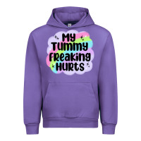 Tulip my tummy freaking hurts Urban Hoodie - MaliasSmallBusiness